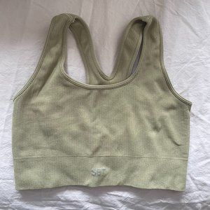 Set Active by Madelyn Cline green sports bra